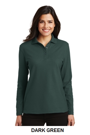 Port Authority - Ladies Long Sleeve Silk Touch Polo. (L500LS)